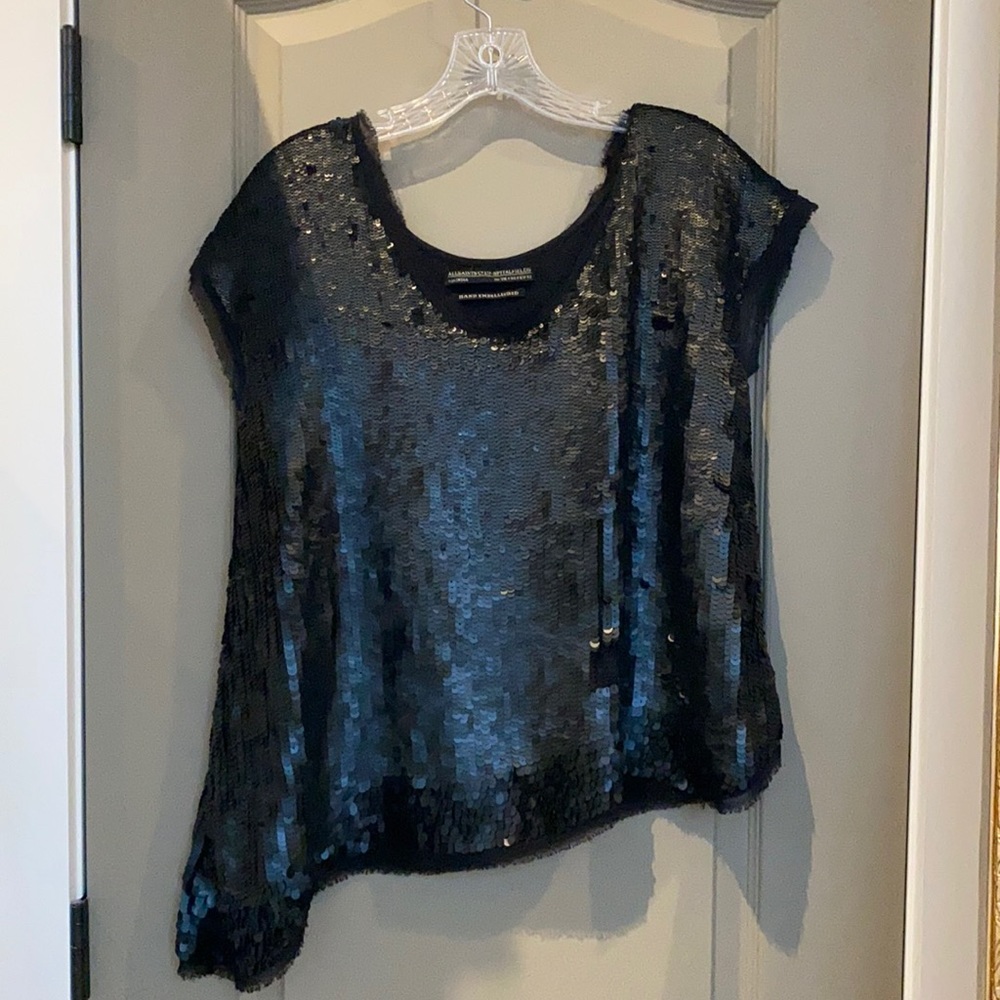 All Saints Multi Sized Asymmetrical Top